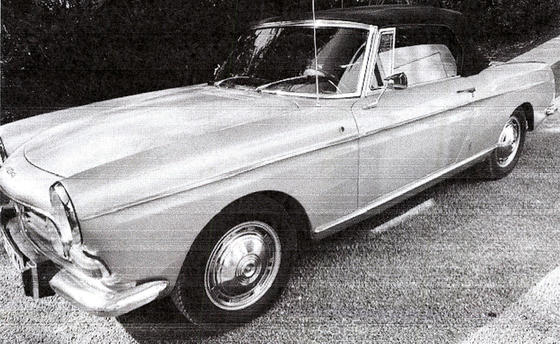 PEUGEOT 404 cabriolet - 1967